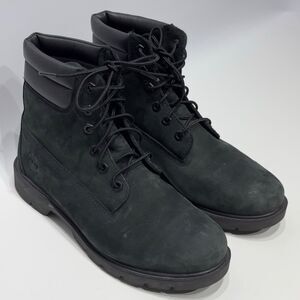 Timberland Women’s Linden Woods 6” Waterproof Boots Black Nubuck Leather Size 9